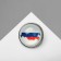 Brooch "Russia", color in silver