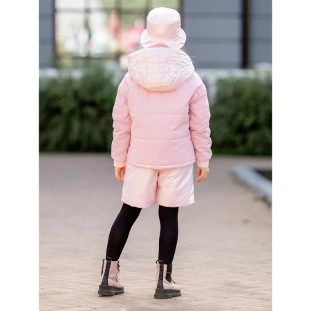 Jacket for girls, height 152 cm, pink color-7