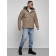 Male winter jacket, size 52, brown color