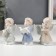 Souvenir ceramics "angels" set 3 pcs 10x5x5 cm