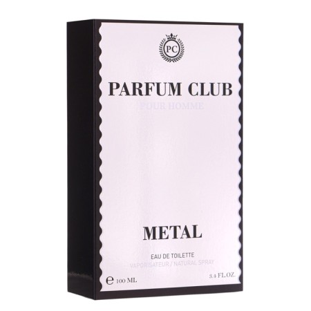 Men's toilet water Parfum Club Metal, 100 ml (based on Egoiste Platinum (Chanel)-2