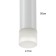 Bayerlux lamp "Titan" 3W 4000k white 3.2x3.2x150 cm.