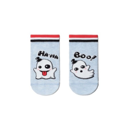 Cotton Kidte Kids “Funny legs” socks, size 14, light-blue color-2