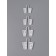 Nasal exterator for breathing, set - 4 pcs, transparent color