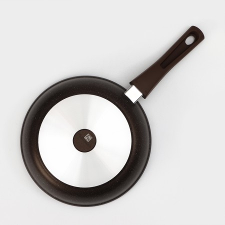 Pan, d = 24 cm, removable handle, anti -stick coating, color coffee marble-5