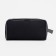 Cosmetic bag with lightning, black color