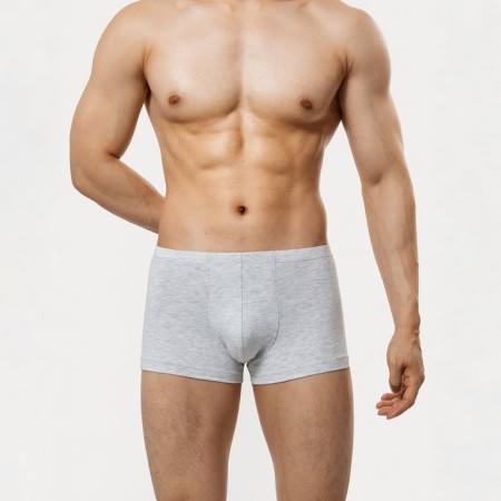 Panties men's boxers, color gray melange, size 54 (xxl)