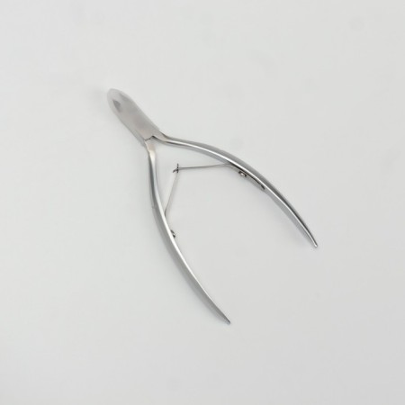 Manicure nippers for cutter “Premium”, double spring, 11.4 cm, blade length - 6 mm, silver color-3