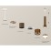 Suspended Ambrella Light, XP8117001, GX53 LED 12 W, Coffee color sand, pink gold