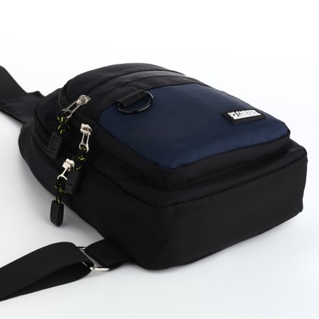 Backpack-sling, 17*8*30 cm, 2 lightning departure, 2 n/k, blue-4