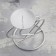 Valentine 3 candlestick for one candle, 10x10.7 cm, chrome