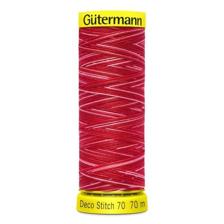 Thread Deco Stitch 70 multicolor for decorative seams, 70 m, 702161 (9984)