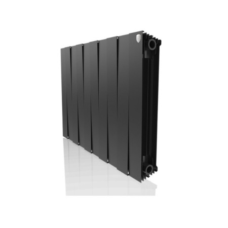 Bimetallic radiator Royal Thermo Pianoforte/Noir Sable, 500 x 100 mm, 10 sections, graphite