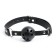 Gag BDSM OKI-HPCs, classic, adjustable belt, PVC, 620 x 45 mm, black