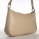 Female bag Textura, small size, beige color