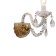 Wall lamp Simone 130 mm, 230 mm, E14 40W