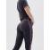 Women's legins with minaku grid, black color, rr 44