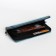 Women's wallet with lightning, blue color