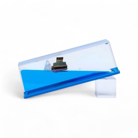 Gel watches, anti -stress, 15.3 x 5.3 x 5.3 cm, blue-2