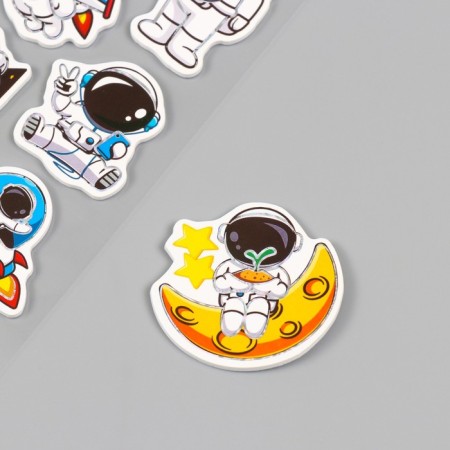 Stickers for creativity Paper "Cosmonaut Hobbies" 15x30 cm-2