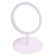 Mirror KZ-09, backlight, desktop, battery, 2500 mAh, 3 modes, rotation 90 °, white