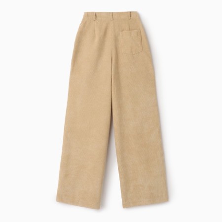 Women's pants Mist Velvet, p. M beige-6