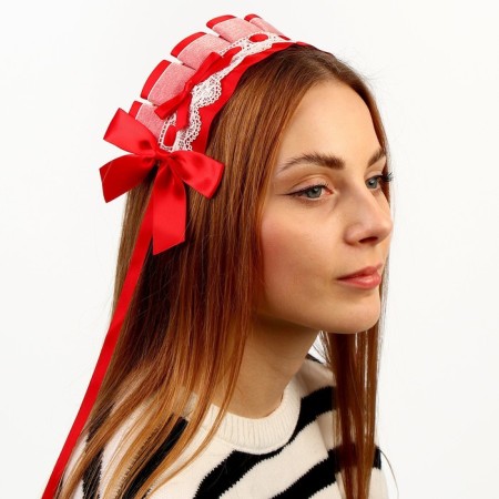Carnival bandage "Lolita", red color