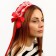 Carnival bandage "Lolita", red color
