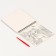 Blocknote engraving-painting "Anime-hero", 19 x 19cm