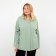 Women's shirt MIST PLUS-SIZE, R.54, Green