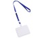 Horizontal badge 85 x 54 mm, erichkrause book, transparent case, textile tape, mix color