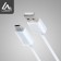 Luazon cable, microUSB - USB, 1 A, 1 m, white
