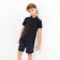 T -shirt (Polo) Children's minku: Basic line graphite color, height 104