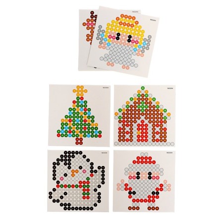 Advent Calendar "Aquamosaic: Santa Claus", 8 stencils, 1000 balls-9