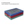 The box is folding, plastic, 47.5 × 34.5 × 23 cm, 30 kg, green-gray