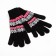Female gloves, black color, size 18