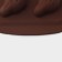 Form for jewelry of the share "Scream", silicone, 21 × 11 × 2 cm, 10 cells, brown color