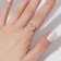 Ring "mood" broken heart, color gold, dimensionless