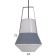 Lamp Bayerlux 1653/1gy E27 40W gray 25x26x40-135 cm
