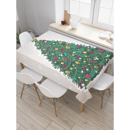 The tablecloth “Everborn Christmas tree”, rectangular, Saten, size 145x180 cm