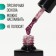 Gel nail polish, Glitter Flash, 3 phase, 8ml, Led/UV, transparent/raspberry (09)