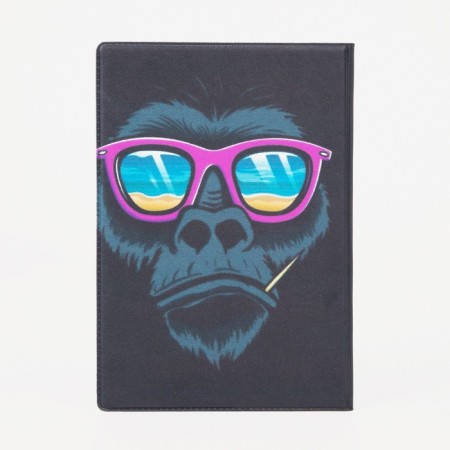 Cover for passport, black color-1