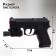 Pneumatic Children's Pistol “Agent” with laser and flashlight