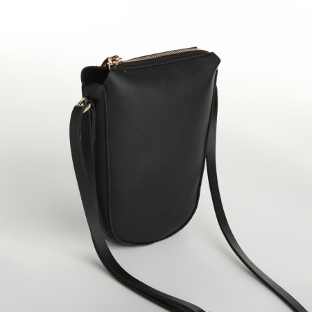 Bag Women's Cross-Bodi with a zipper, black color-1