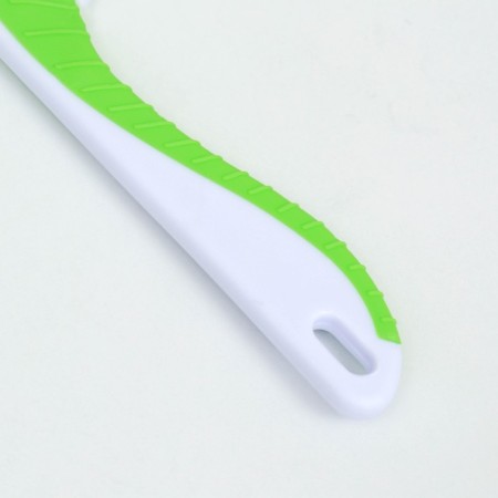 A comb for wool 15.6 x 5.3 cm, long teeth 3.4 cm, white-green-3