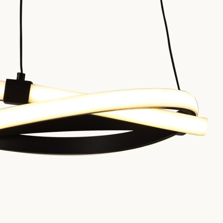 Suspended chandelier Mantra Infinity, LED, 2500LM, 2800K, 300 mm, brown color-3