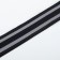 Rolled lightning “Spiral”, No. 5, waterproof, with reflective stripes, 50 m, black color