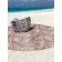 Pareo and beach rug "Golden butterflies", D = 150 cm