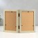 Photo frame plastic in 2 photos 10x15 cm "sparkles" gold 18x26.5 cm