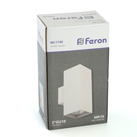 Wall lamp Feron ML1740, IP20, 2XGU10, 35 W, 85x60x145 mm, white color-6